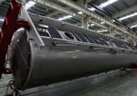 aluminum tanker for inspection