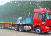 China's protocol of flatbed container trailer transportation