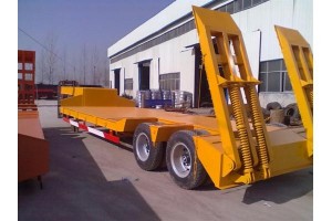 low bed trailer in oil industry
